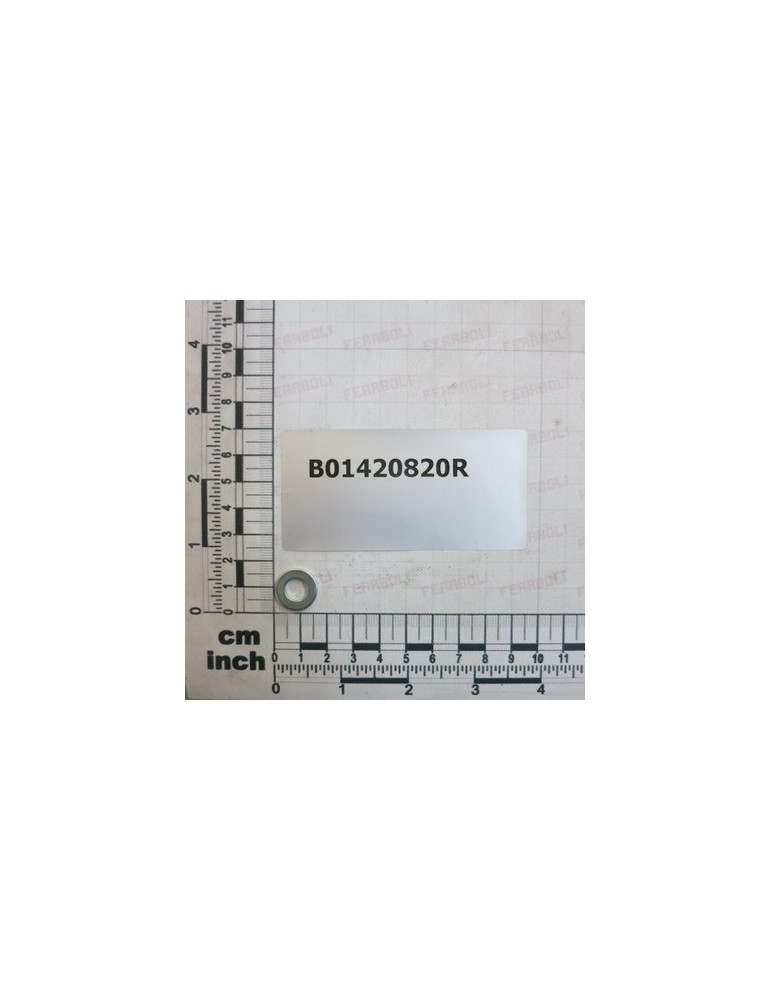WASHER M8 8,4X17X1,6 U6592 ZN