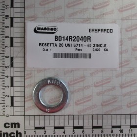 WASHER 20 UNI 5714-69 ZINC.E