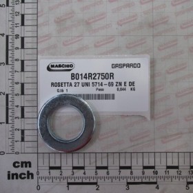 WASHER 27 UNI 5714-69 ZN E DE