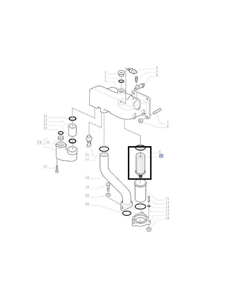 Filtru Ulei Hidraulic 84226260
