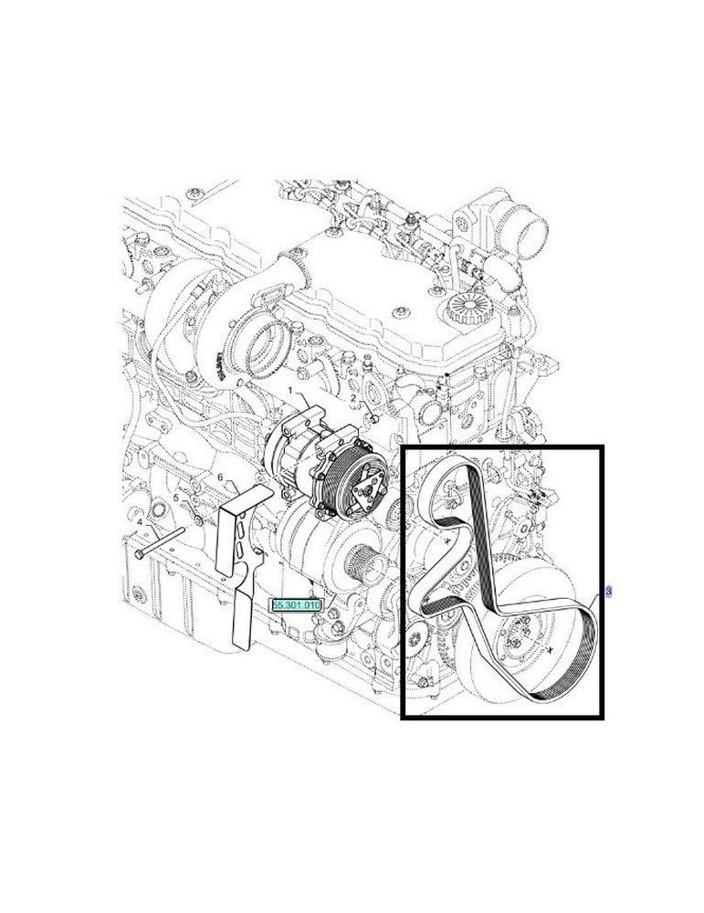 New Holland Curea 87397416