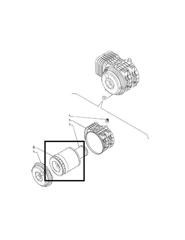 Filtru Aer Motor 87517154