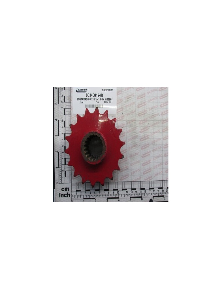 GEAR Z-18 3/4\" WITH HUB