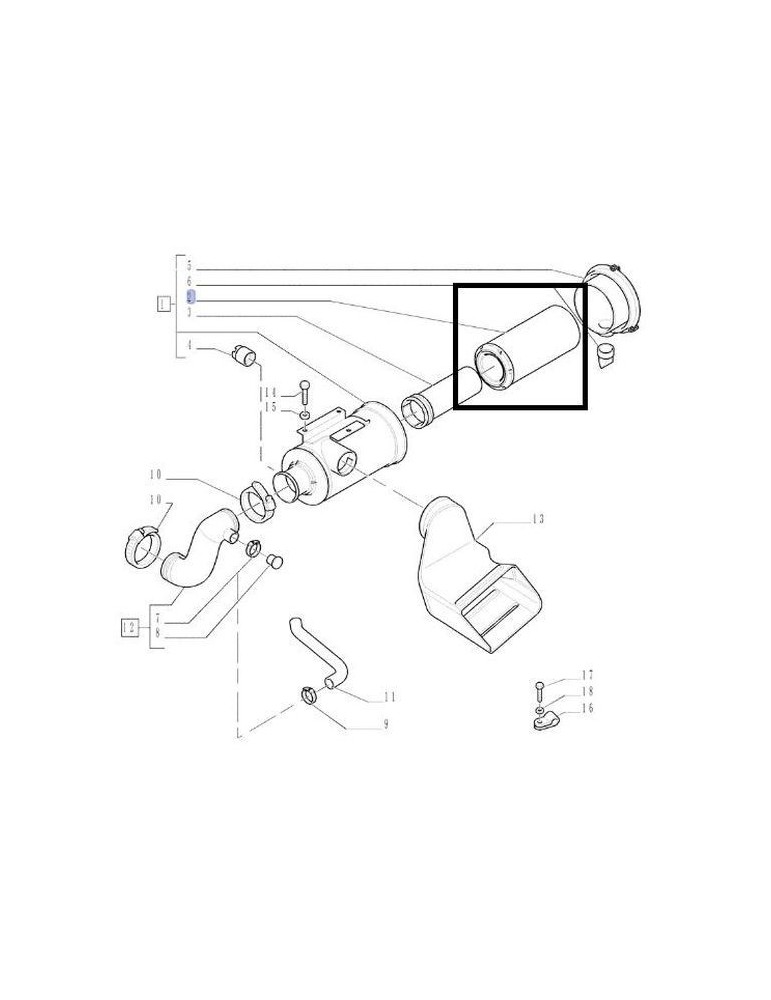Filtru Aer Motor 87704248