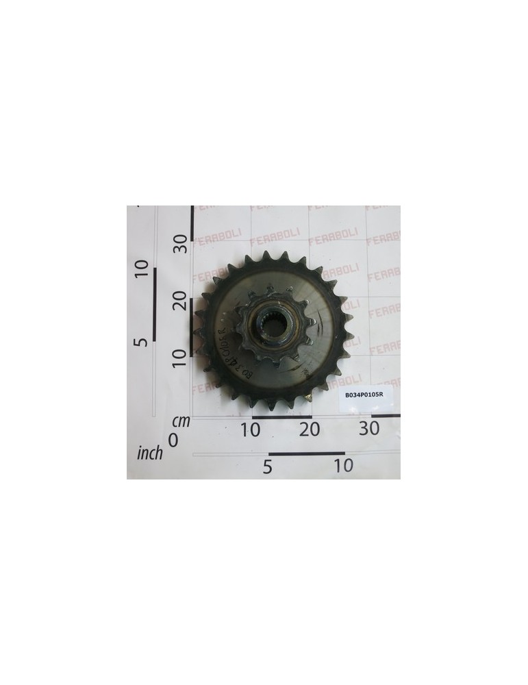 GEAR Z-25-12 1\" 1/4 (ROLL IN