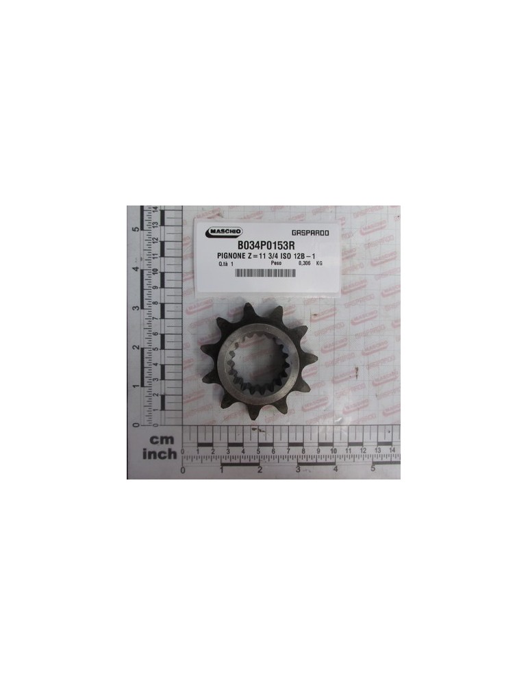 PINION  Z-11 3/4 ISO 12B-1