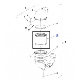 Filtru Aer Motor 87727665