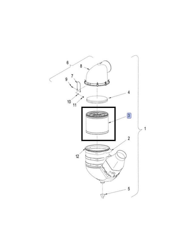 Filtru Aer Motor 87727665