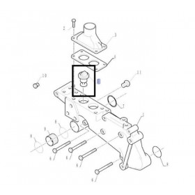 New Holland Termostat 87803664