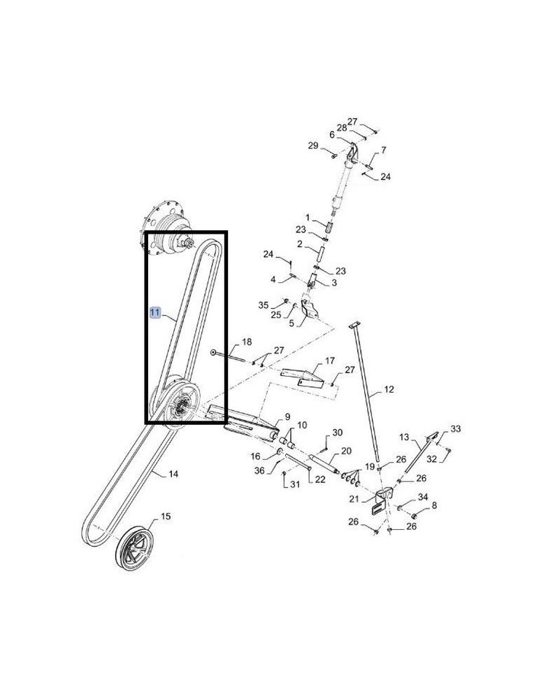New Holland Curea 9850782