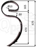 S-tine with share 45x12x675 