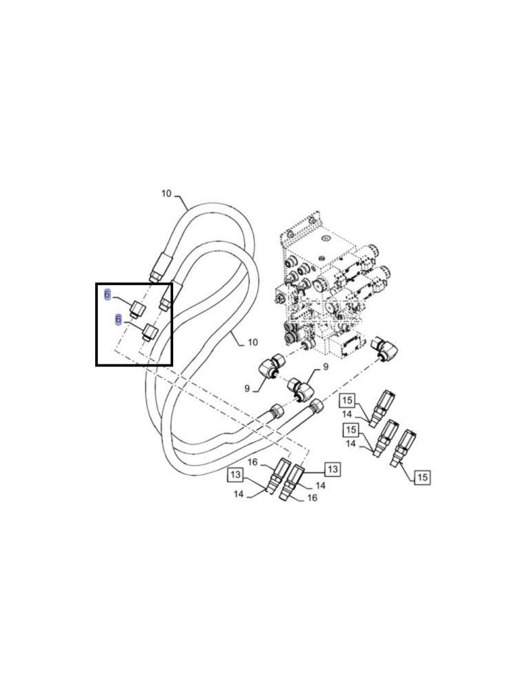 New Holland Adaptor 84989481