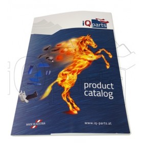 Catalogue DE-EN-FR glued folder  