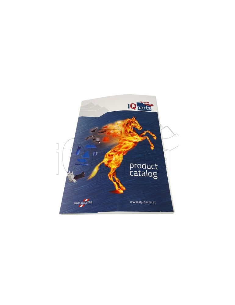 Catalogue DE-EN-FR glued folder  