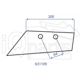 Mouldboard 616092 