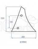 Wearing part - Moulboard - Front part 619060 
