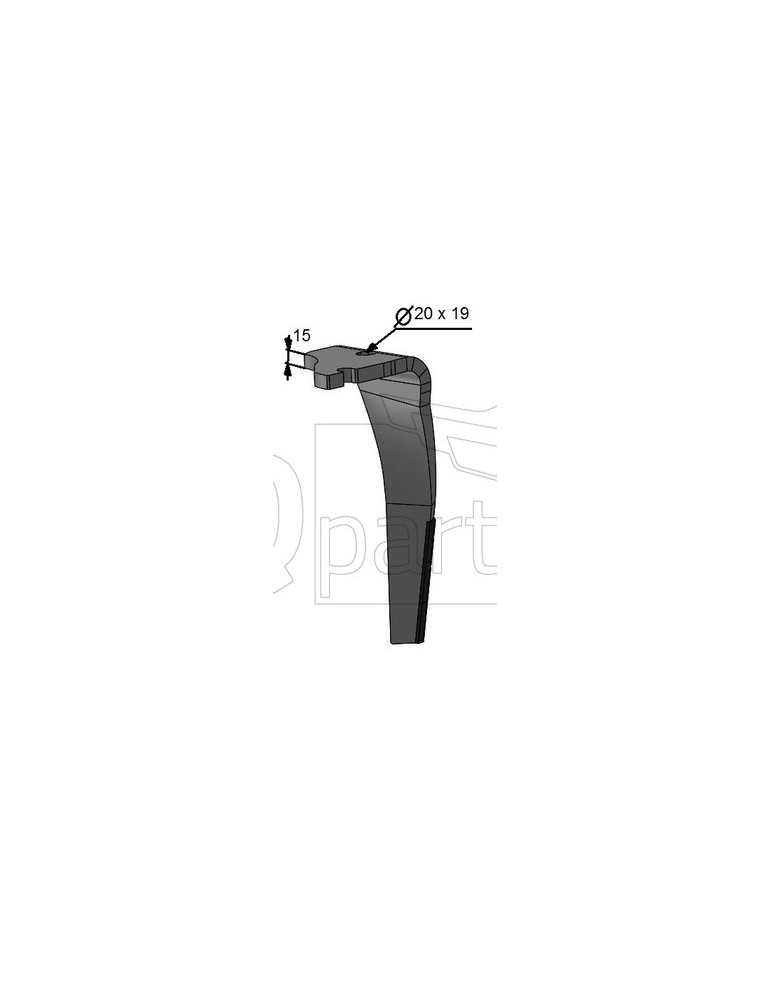 Harrow Tine KZ4 000 05D Diamant
