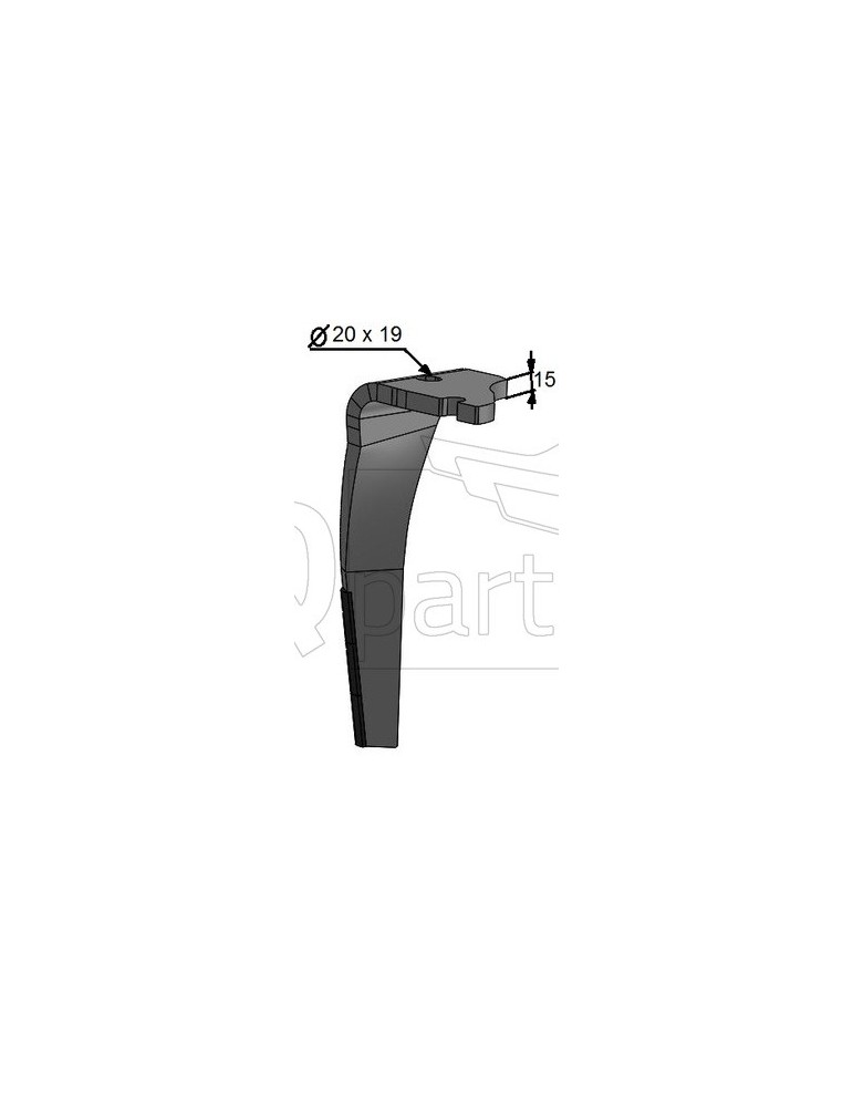 Harrow Tine KZ4 000 06D  Diamant