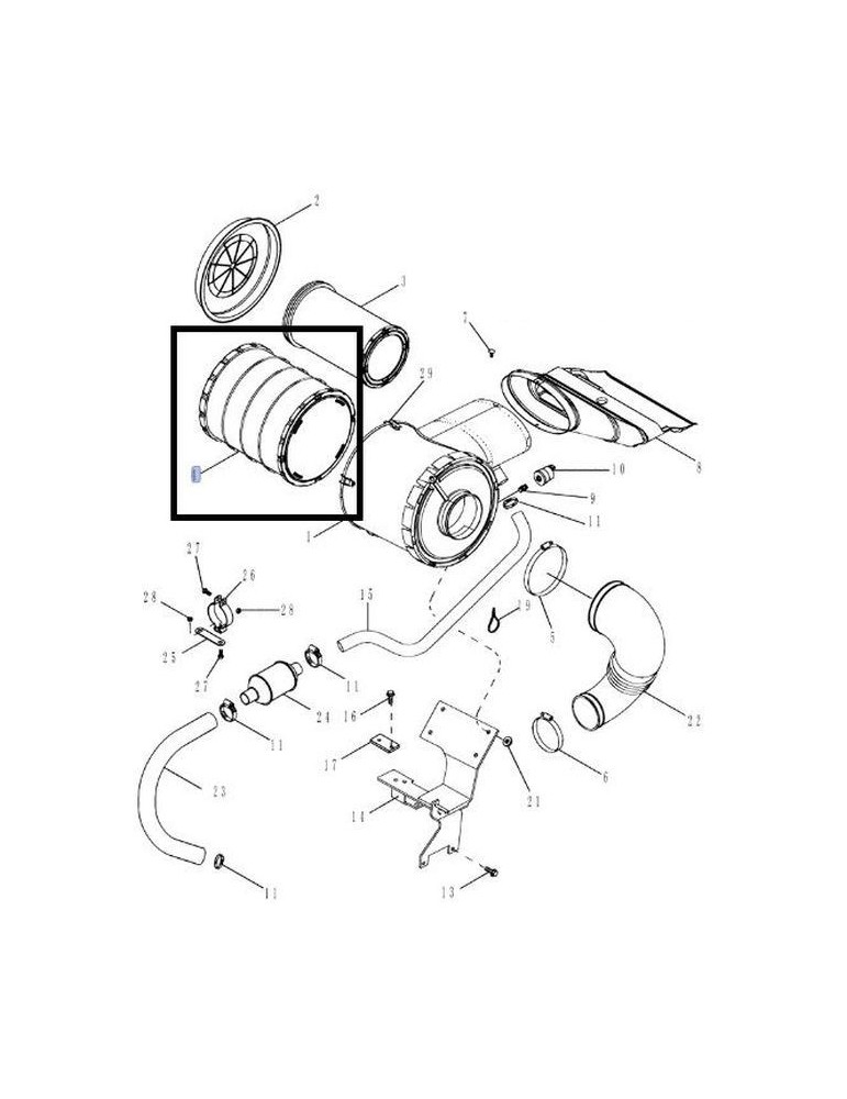 Filtru Aer Motor 87741560
