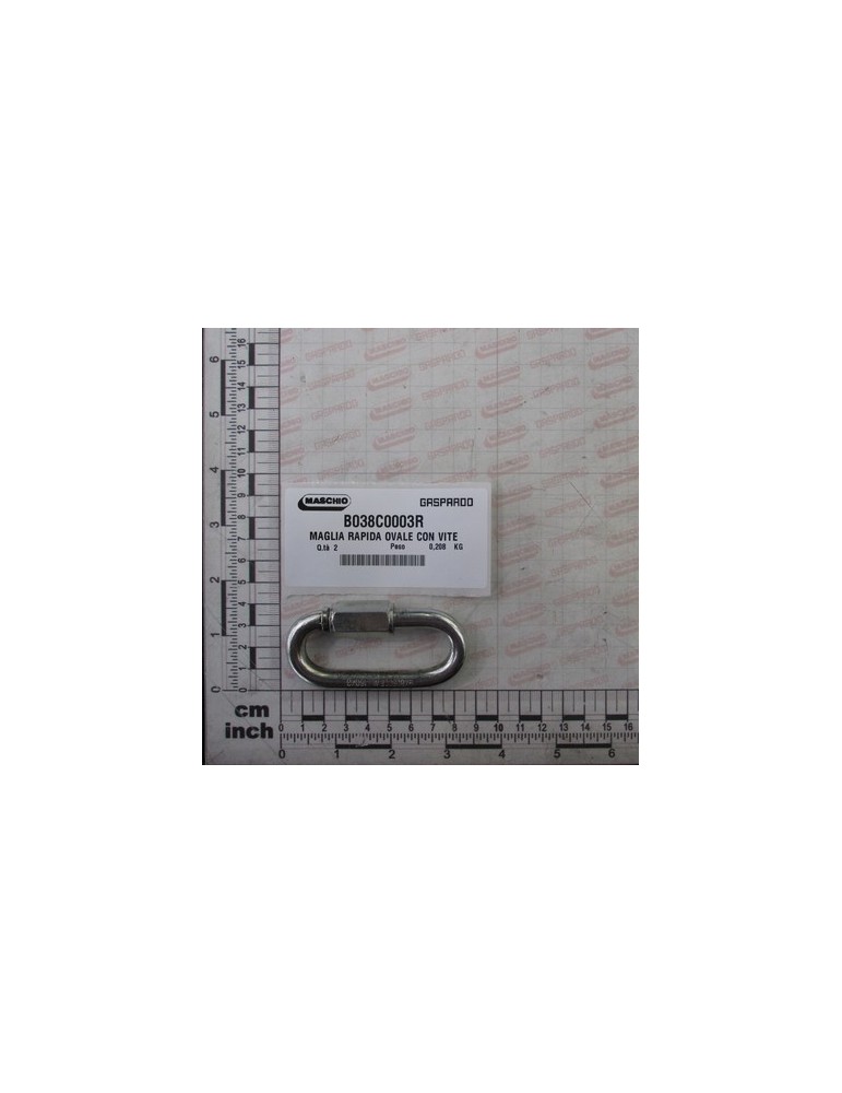 QUICK LINK OVAL WITH SCREW