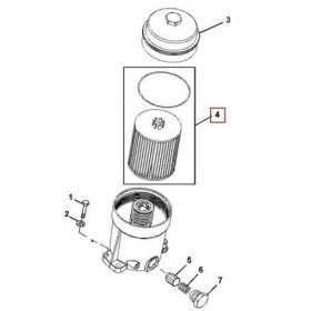 John Deere Filtru Ulei Motor RE509672