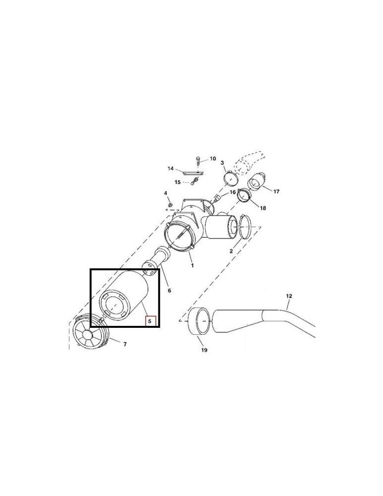 John Deere Filtru Aer Motor AH148880