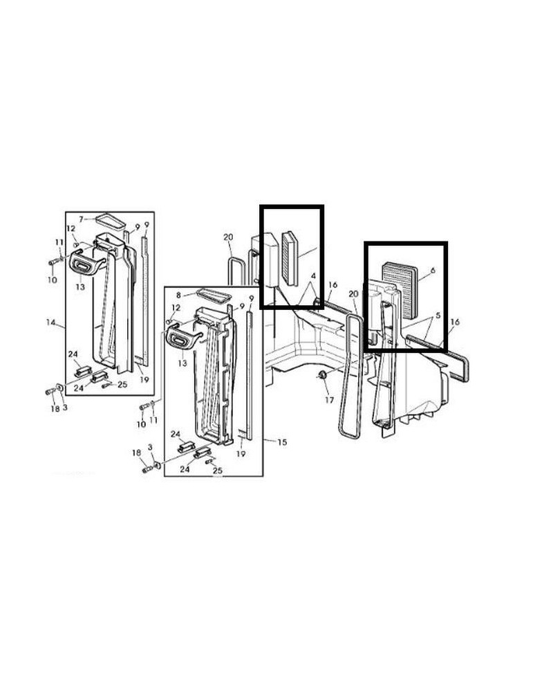 John Deere Filtru Aer Cabina L214634
