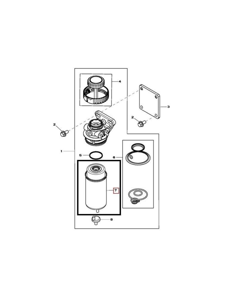 John Deere Filtru Combustibil RE522878