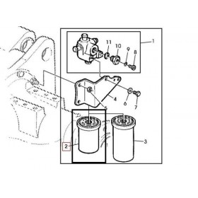 John Deere Filtru Ulei Hidraulic AL156625