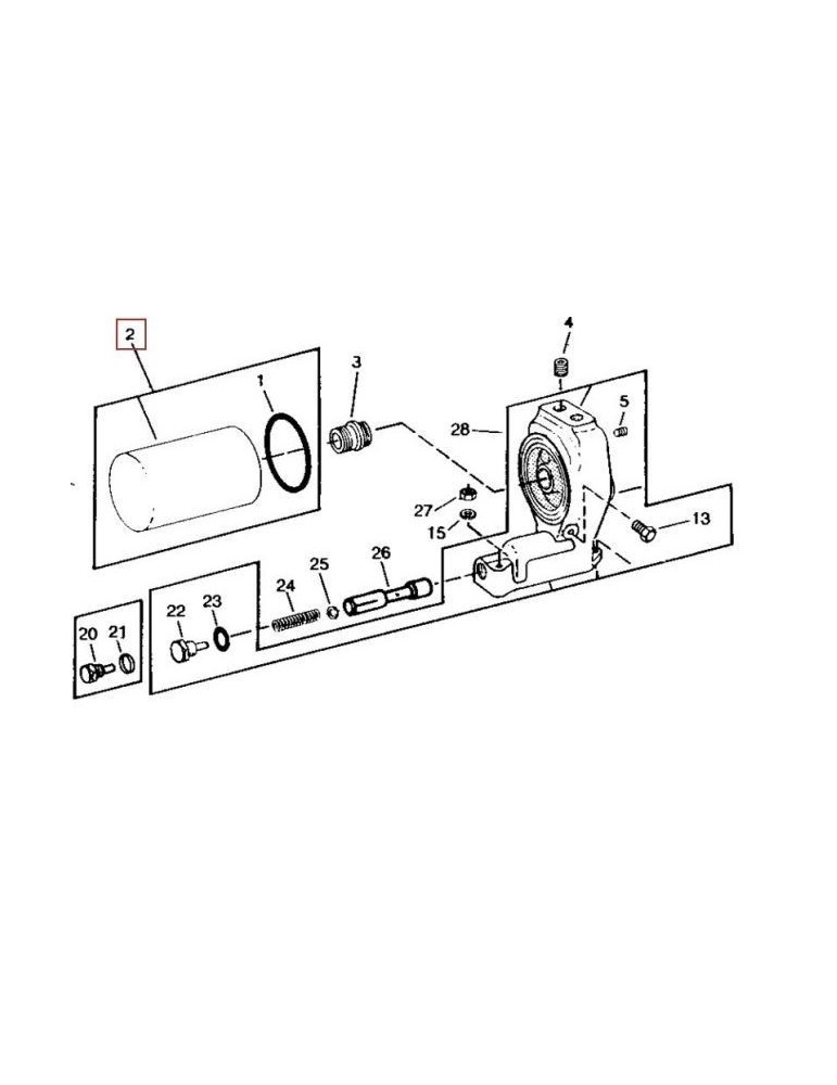 John Deere Filtru Ulei Motor AR43634