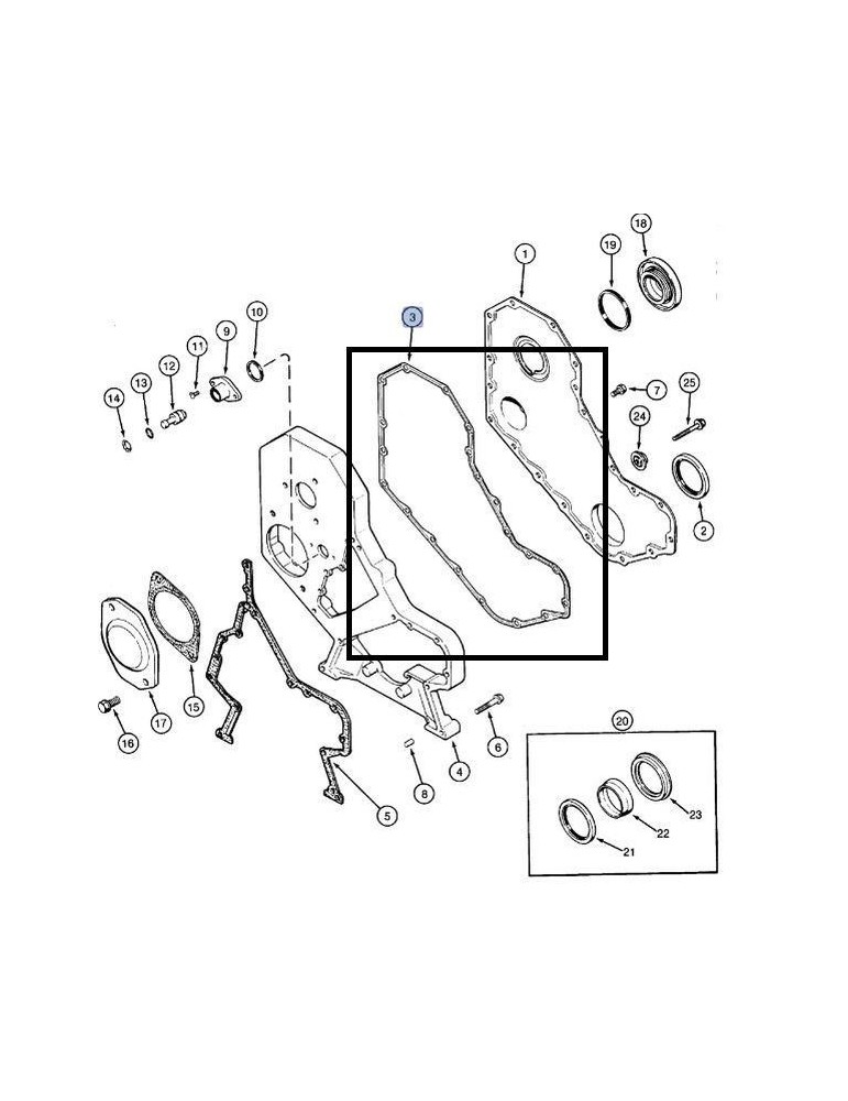 Case IH Garnitura J914385