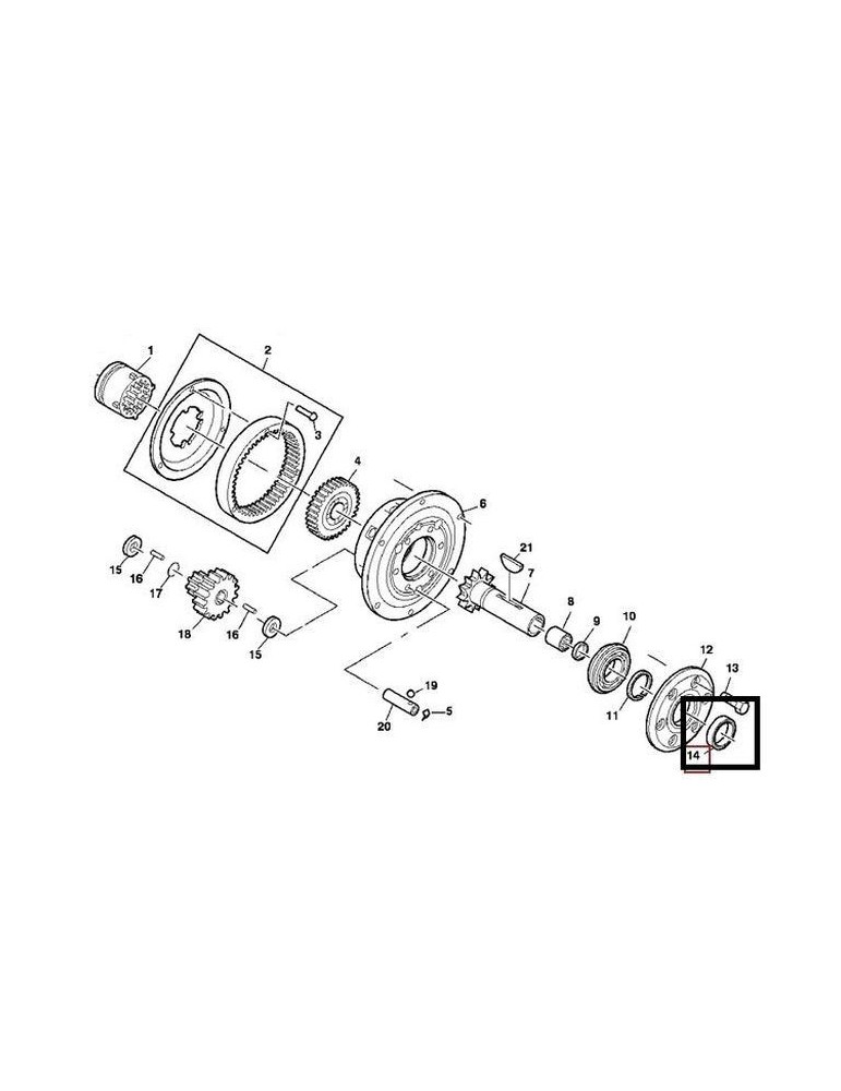 John Deere Garnitura AZ49370
