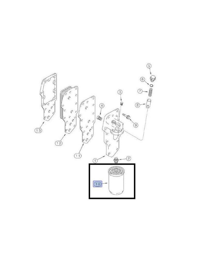 Case IH Filtru Ulei Motor J937743 47368538