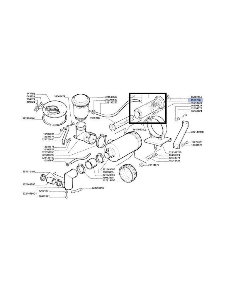 Laverda Filtru Aer Motor LA1930788