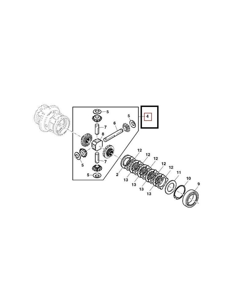John Deere Kit Diferential RE212832