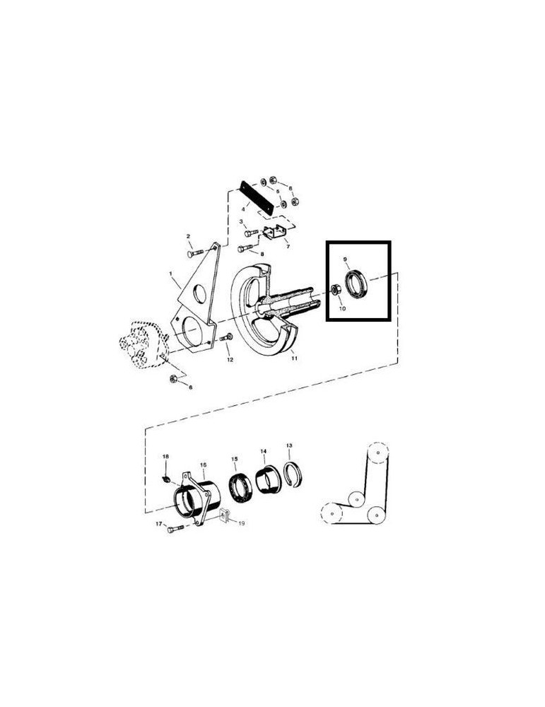 John Deere Rulment AH201531