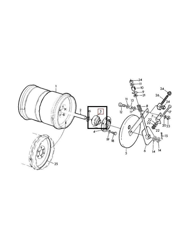 John Deere Rulment JD39104