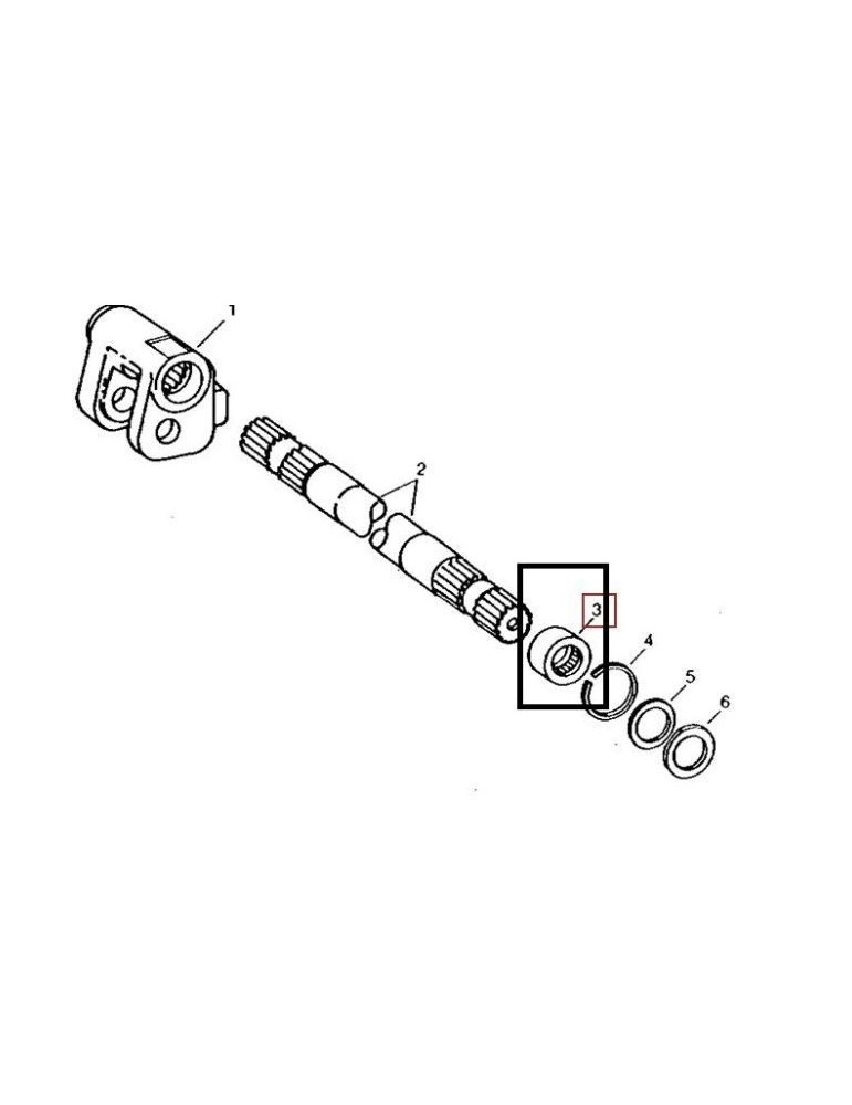 John Deere Rulment JD9947
