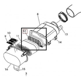 John Deere Filtru Aer Motor RE253519