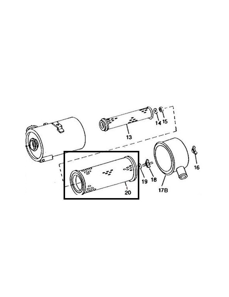 John Deere Filtru Aer Motor AR79679