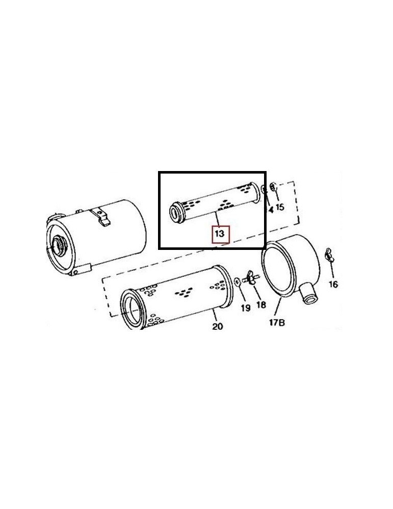 John Deere Filtru Aer Motor AR79680