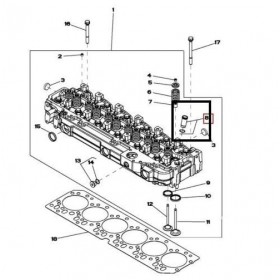 John Deere Camasa Injector RE527456