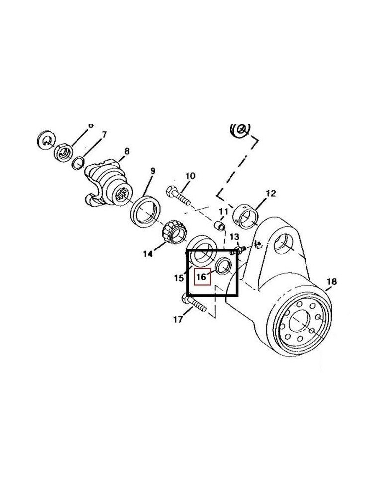 John Deere Inel R83474