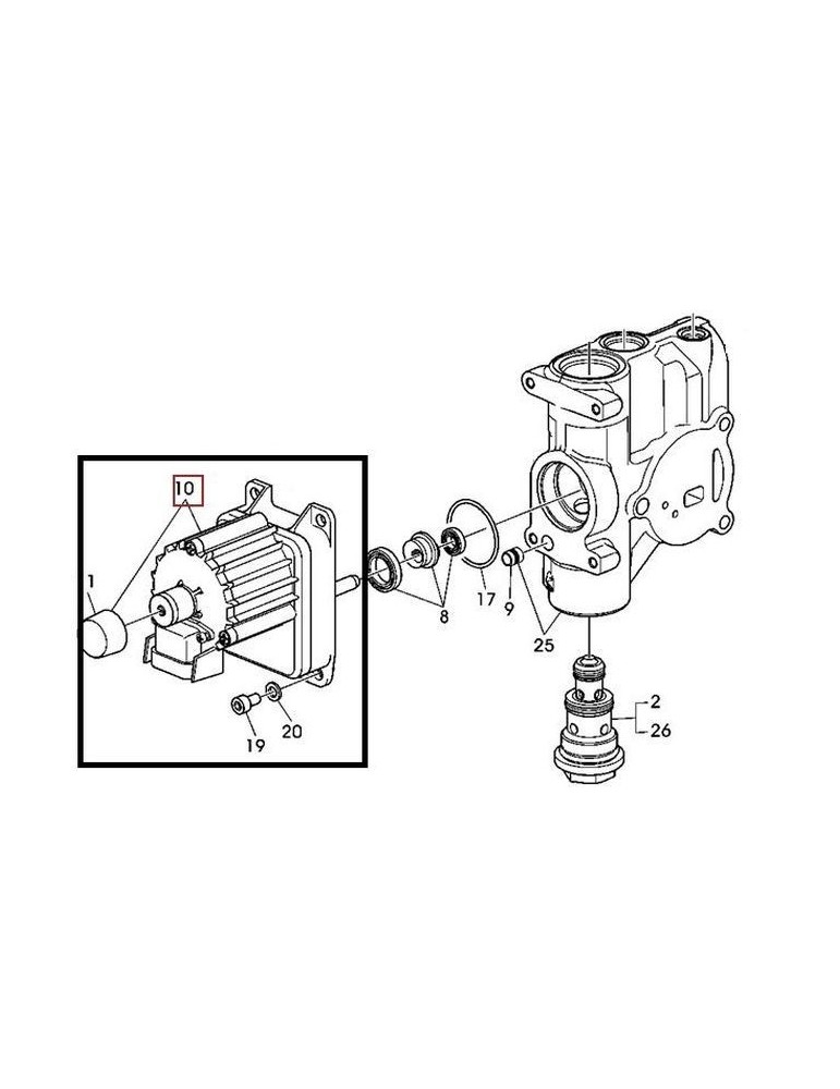 John Deere Motor Electric AL181805