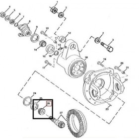 John Deere Rulment JD10353