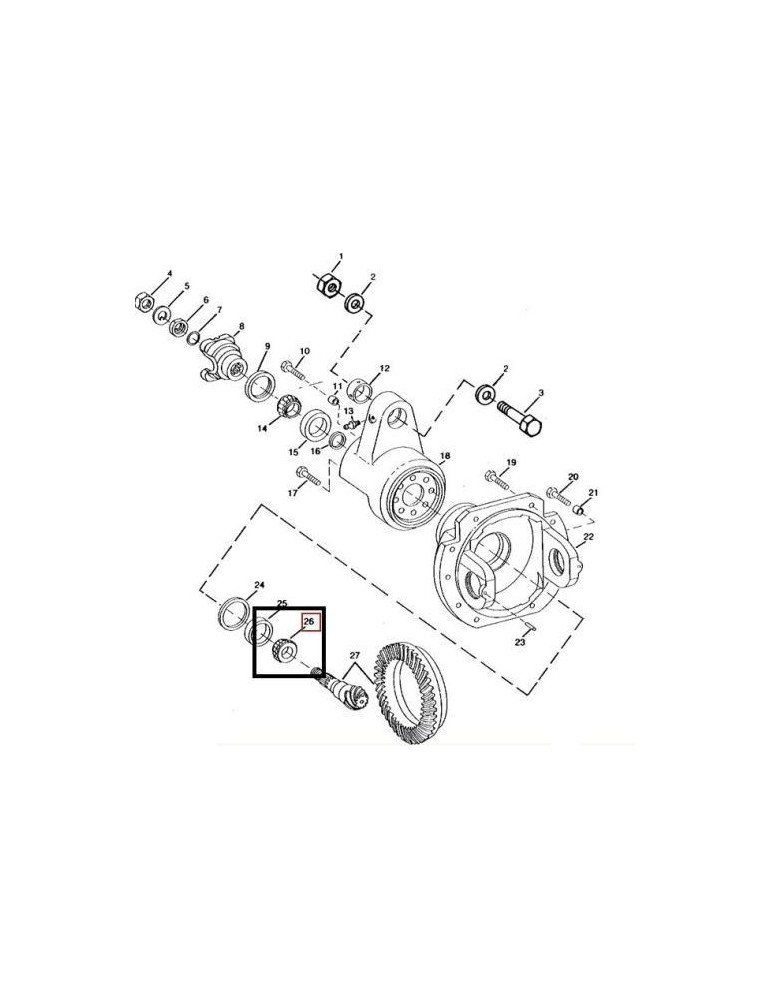 John Deere Rulment JD10353