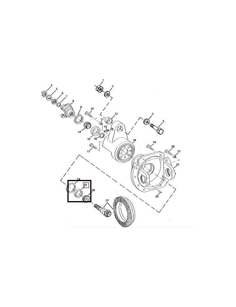 John Deere Rulment JD10354