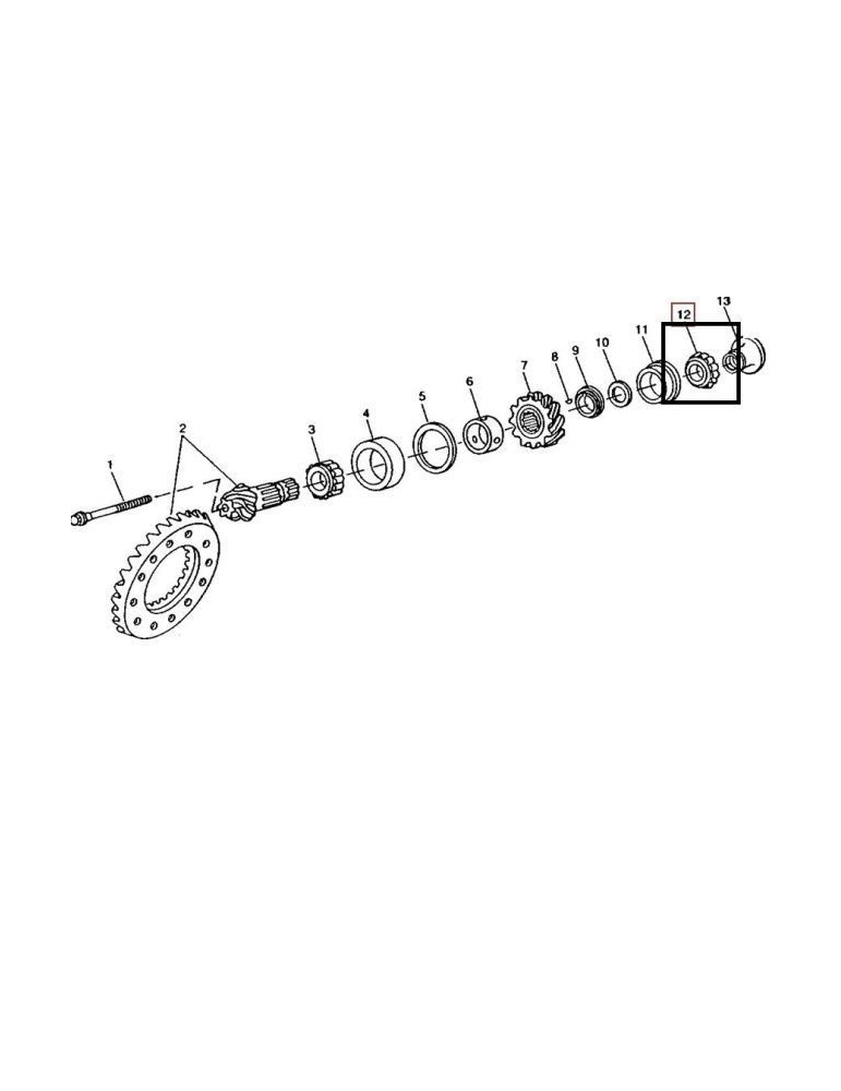 John Deere Rulment JD7242