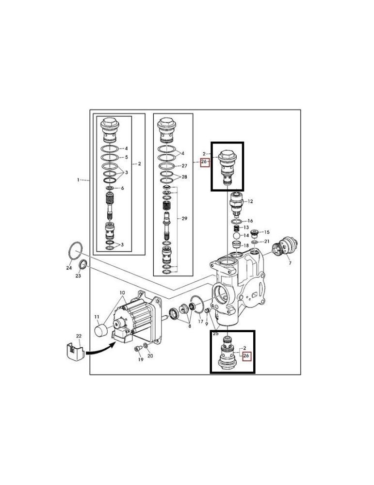 John Deere Supapa Control AL168858