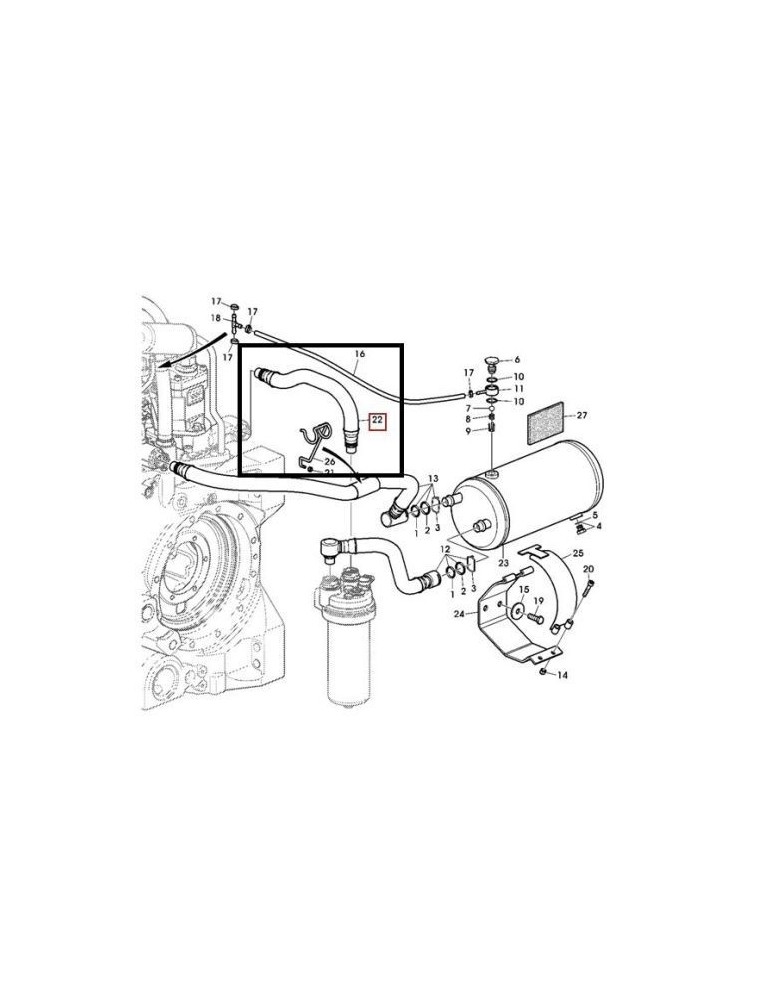 John Deere Tub Flexibil AL168279